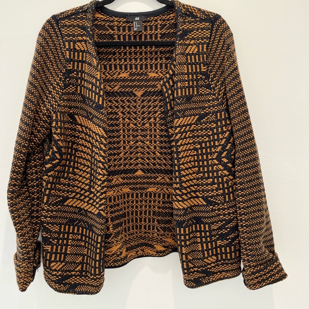 Lovely bohemian threaded blazer-sweater